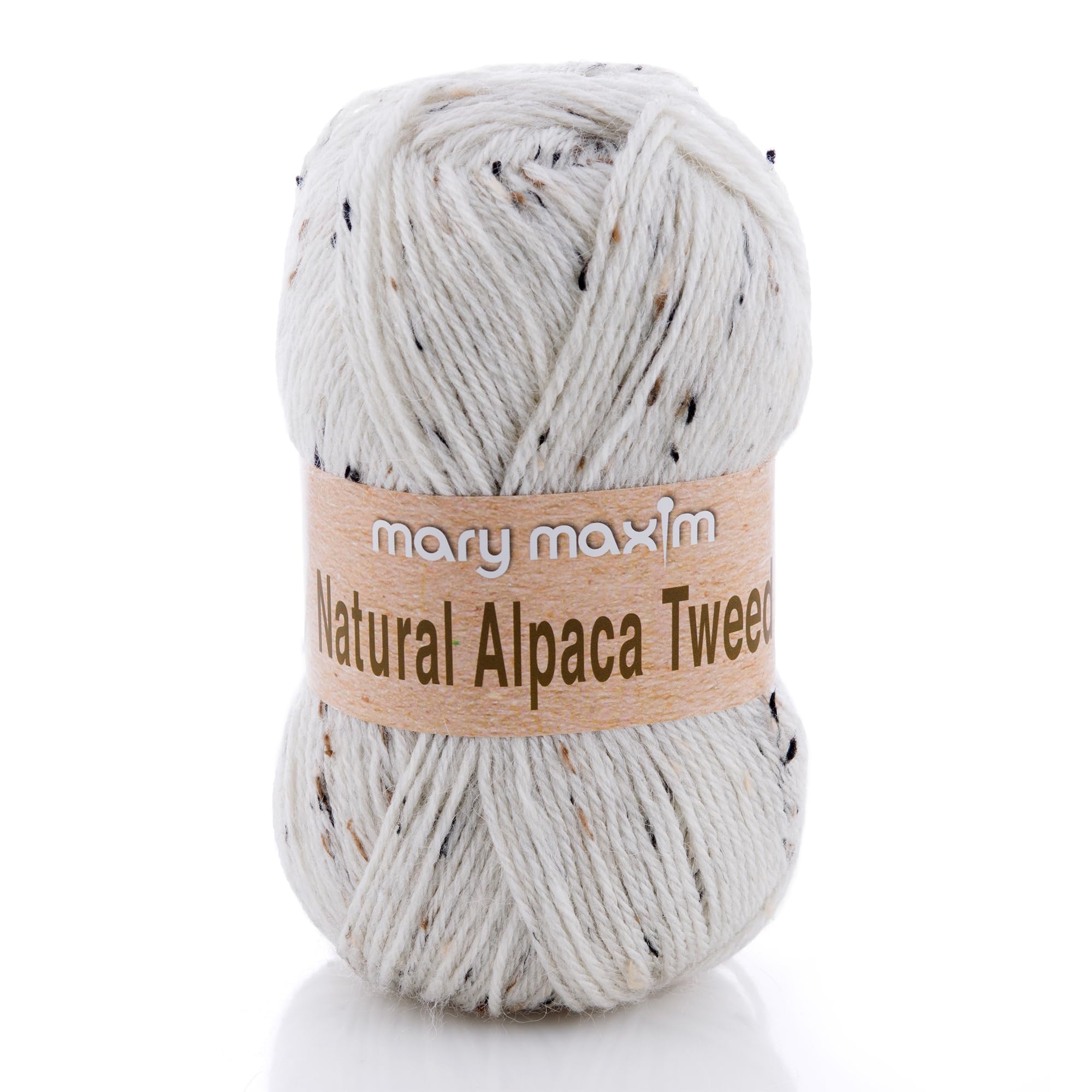 Amazon.com: Mary Maxim Alpaca Yarn, Soft, Warm Tweed Yarn for